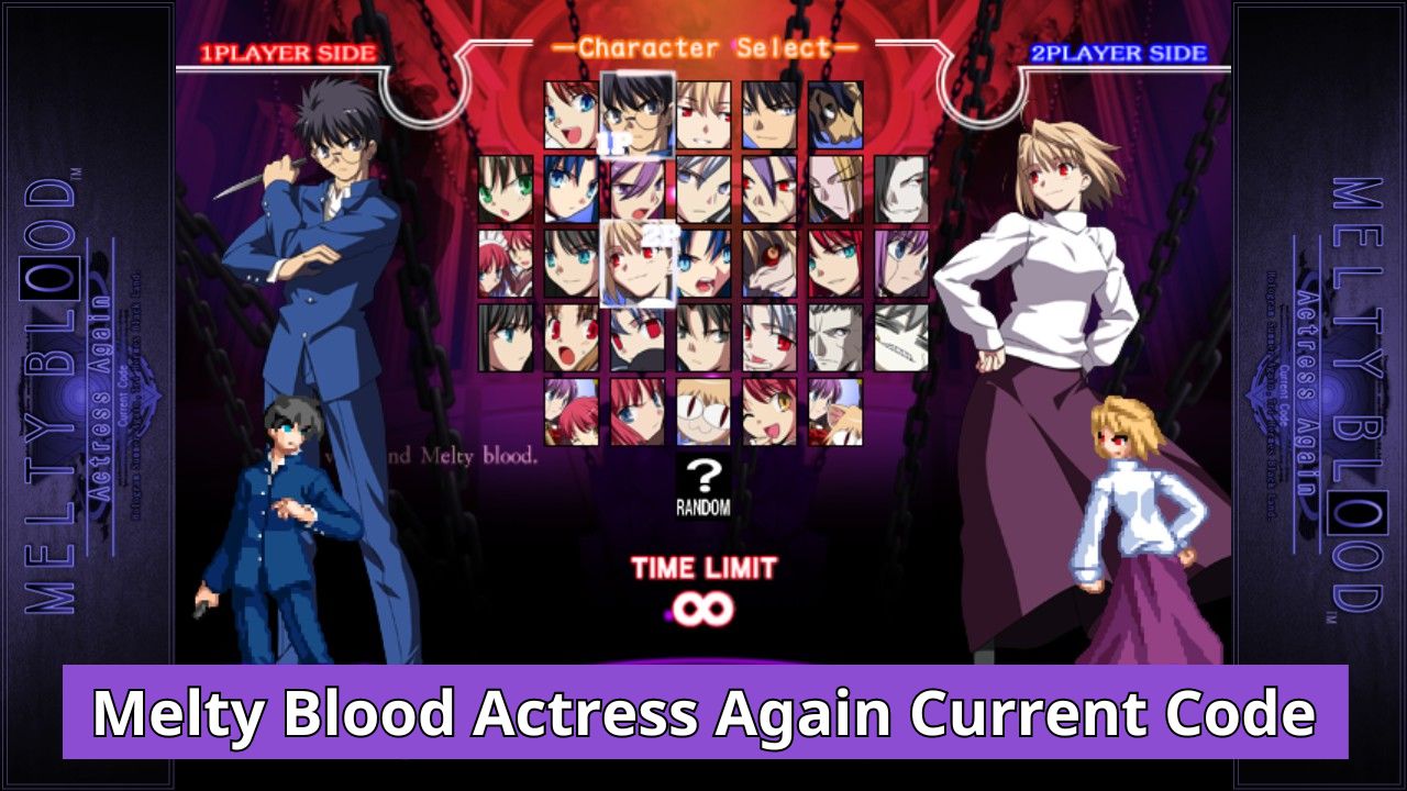 Game đối kháng Melty Blood Actress Again Current Code