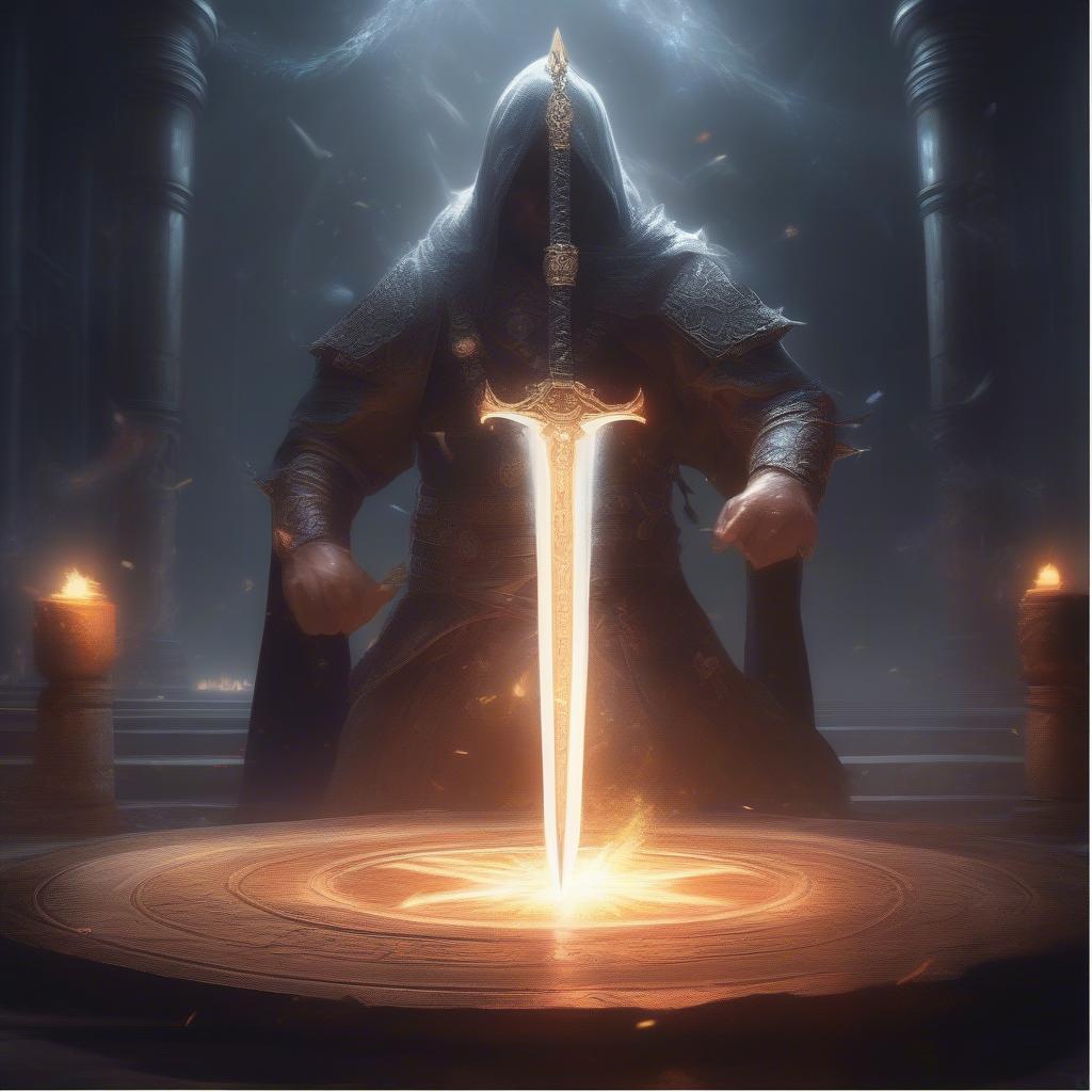 Luyện hoá kiếm thần trong thế giới game nhập vai