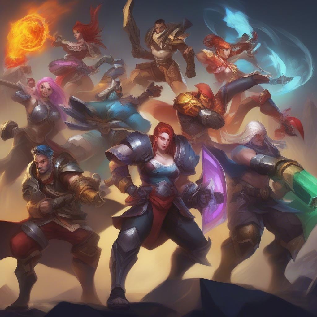 Một trận tranh đoạt Rồng trong game MOBA căng thẳng với đội hình đẹp.