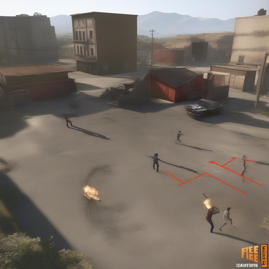 Khoảng cách và vị trí bắn ảnh hưởng đến dame trong Free Fire