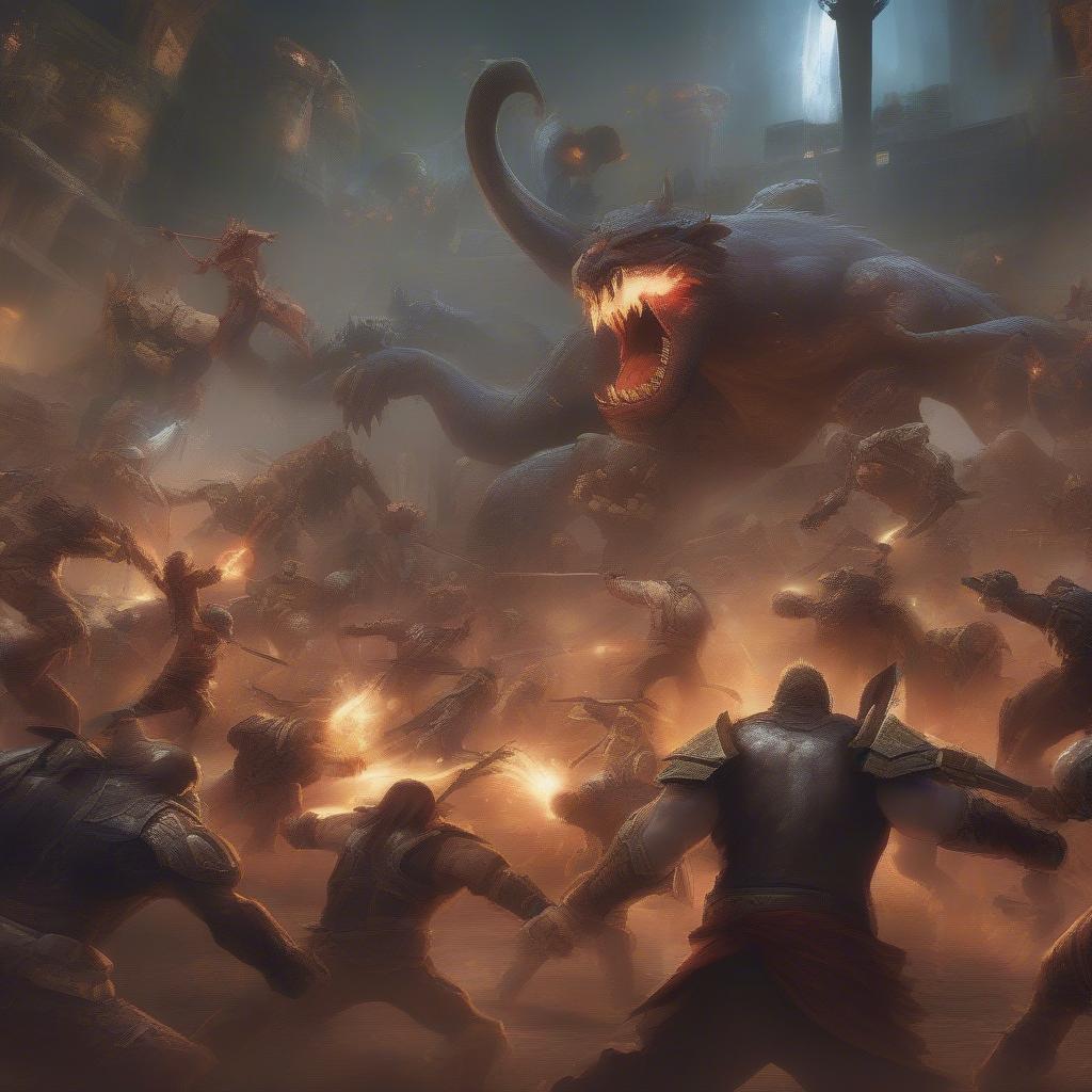 Giao tranh tổng lực trong late game