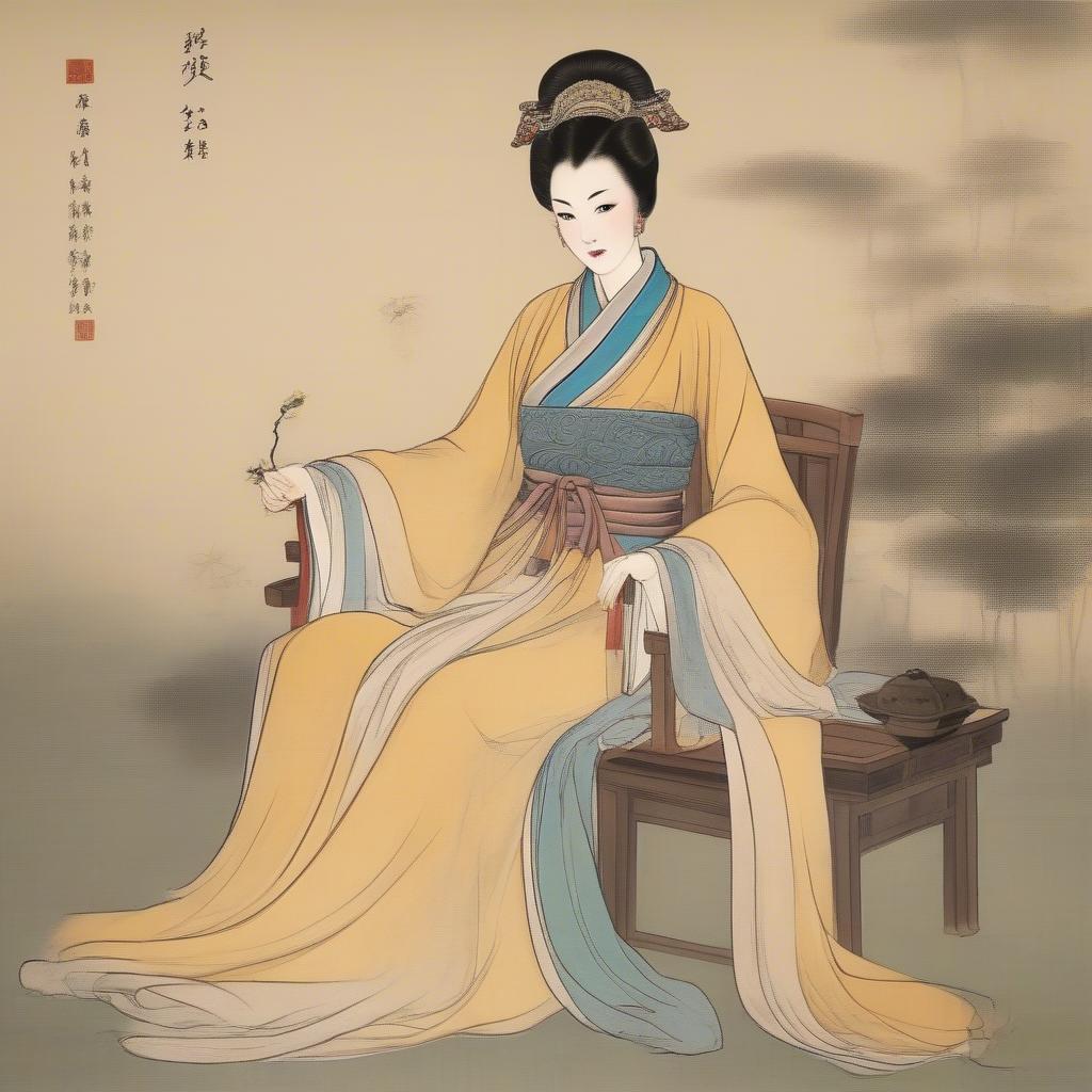 cam phu nhân vợ lưu bị
