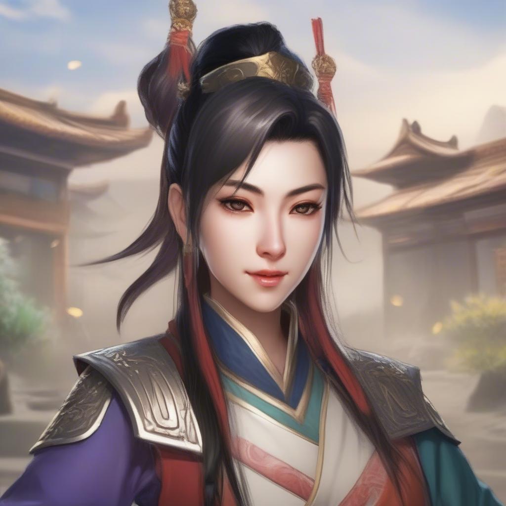 dai-kieu-trong-mot-game-tam-quoc-dang-su-dung-ky-nang-hoi-phuc