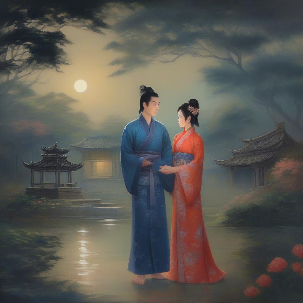dai-kieu-va-ton-sach-ben-canh-nhau-trong-mot-buoi-toi-lang-man