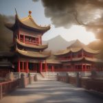 đền thờ lưu bị uy nghi trong không gian cổ kính