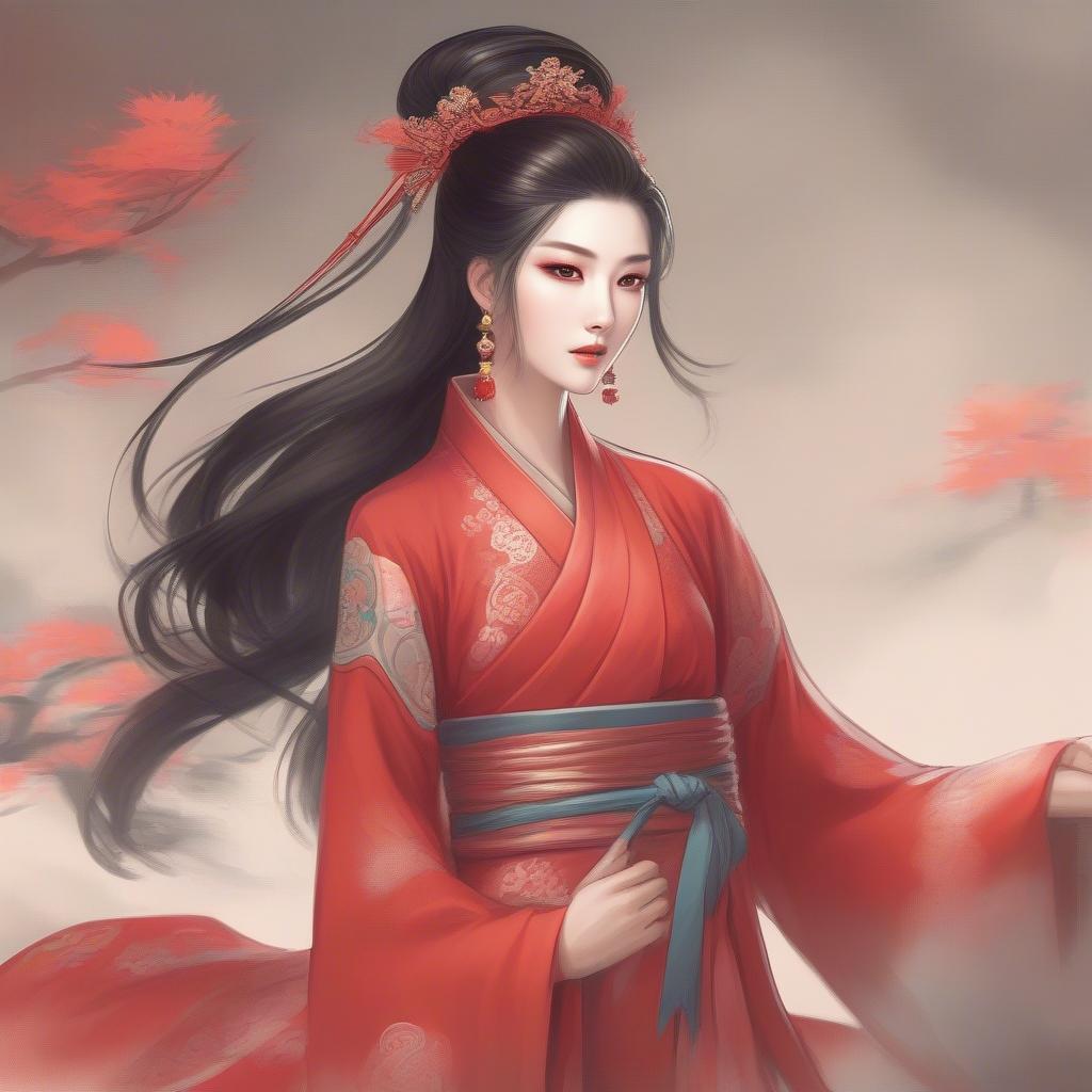 dieu thuyen hong nhan khuynh quoc ve dep nghieng nuoc nghieng thanh