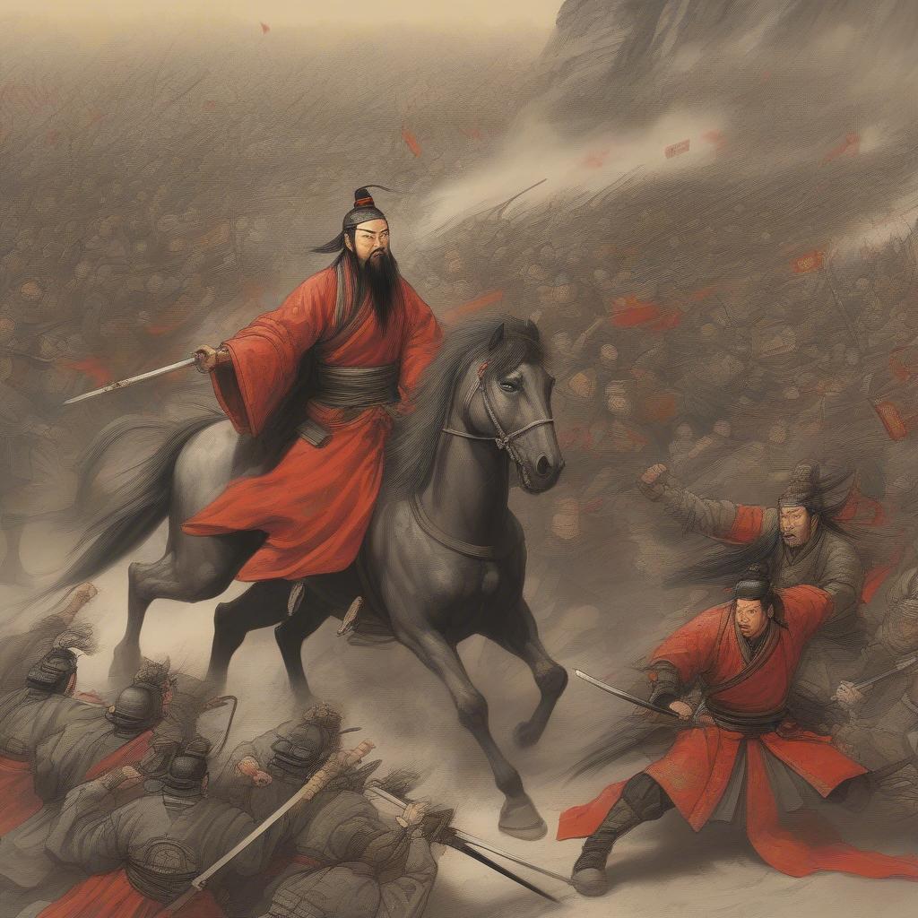 Gia Cát Đản dẫn quân nổi dậy tại Thọ Xuân, thể hiện sự bất mãn với Tư Mã Chiêu.