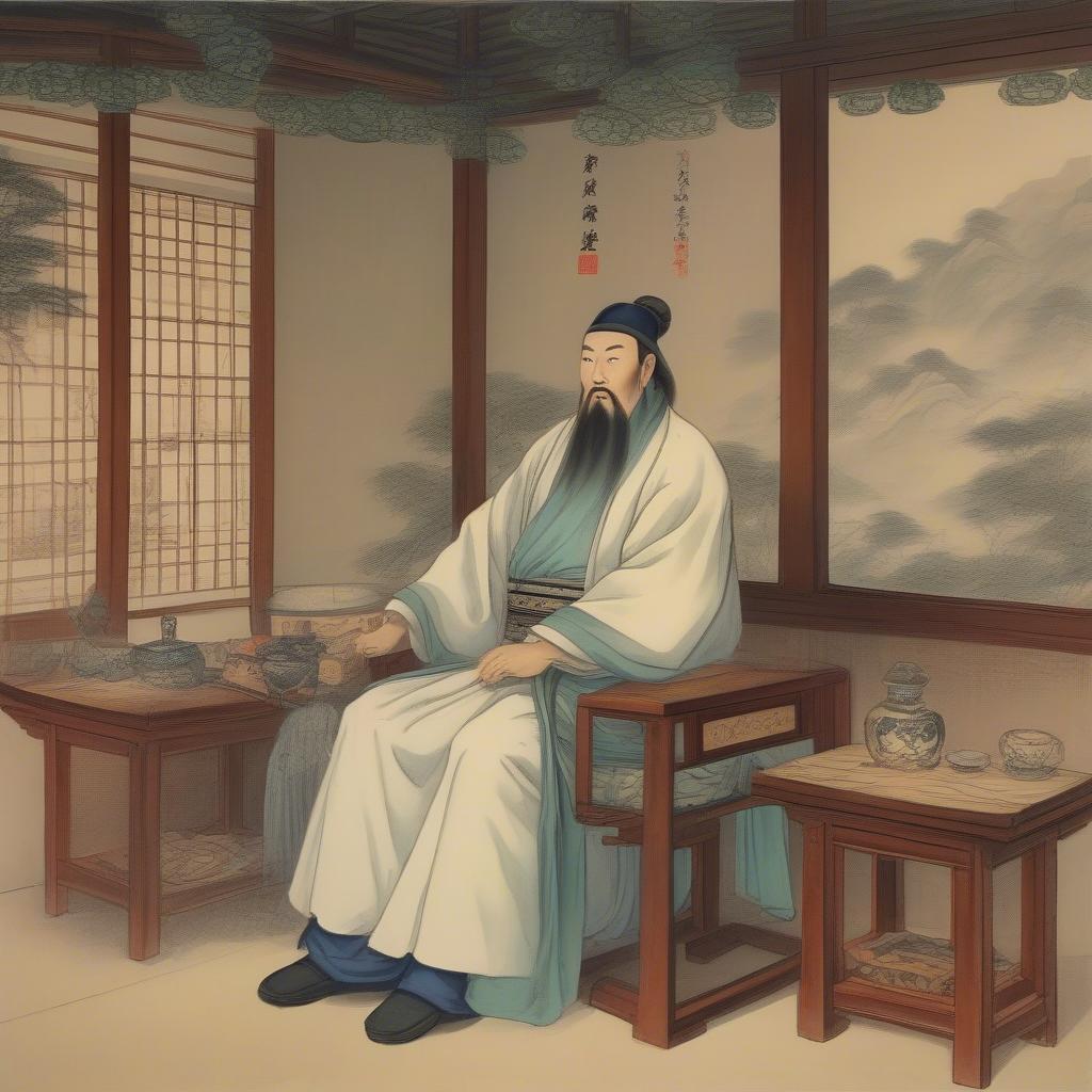 gia cát lượng tại long trung
