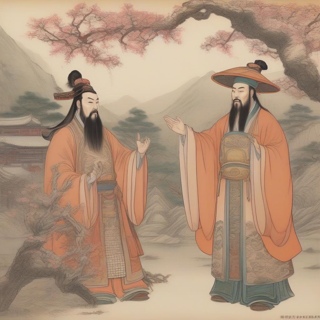 lưu bị quan vũ trương phi kết nghĩa vườn đào