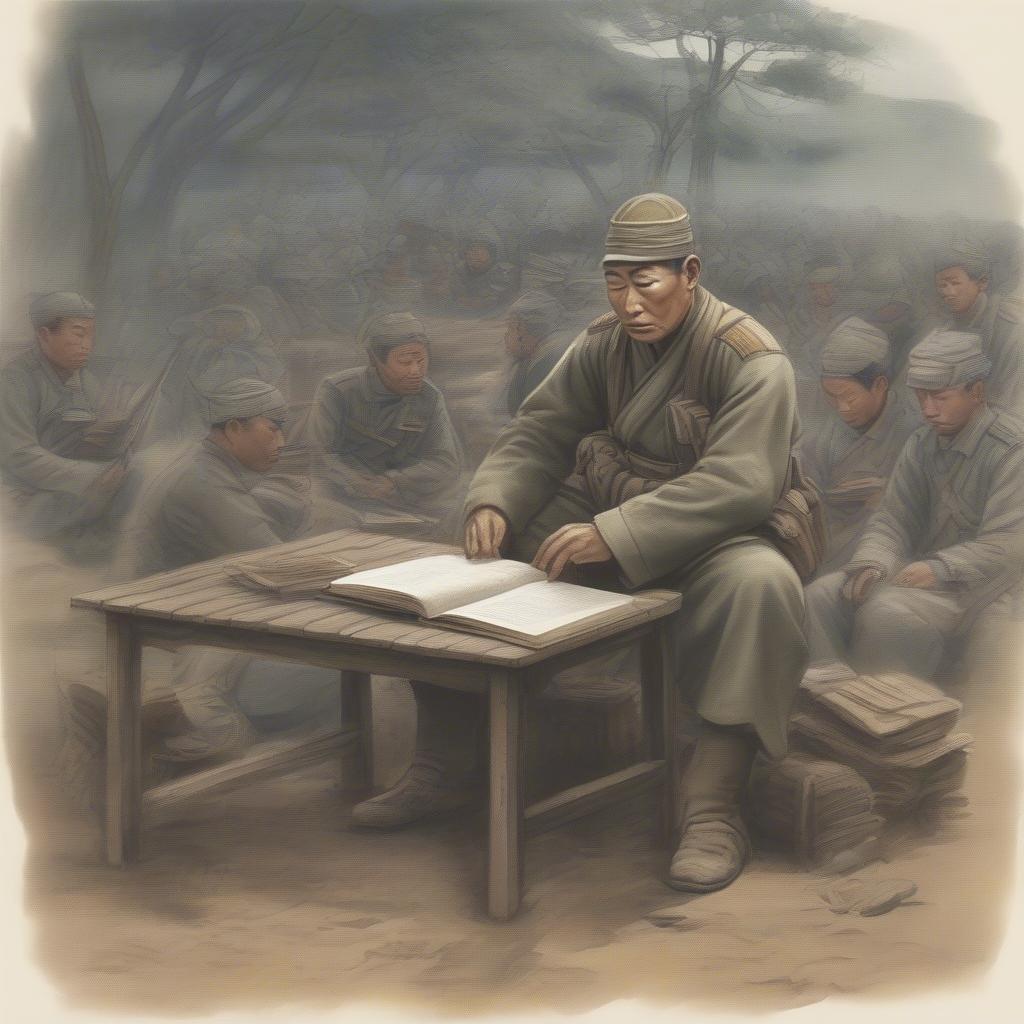la-mong-miet-mai-doc-sach-trong-quan-doanh