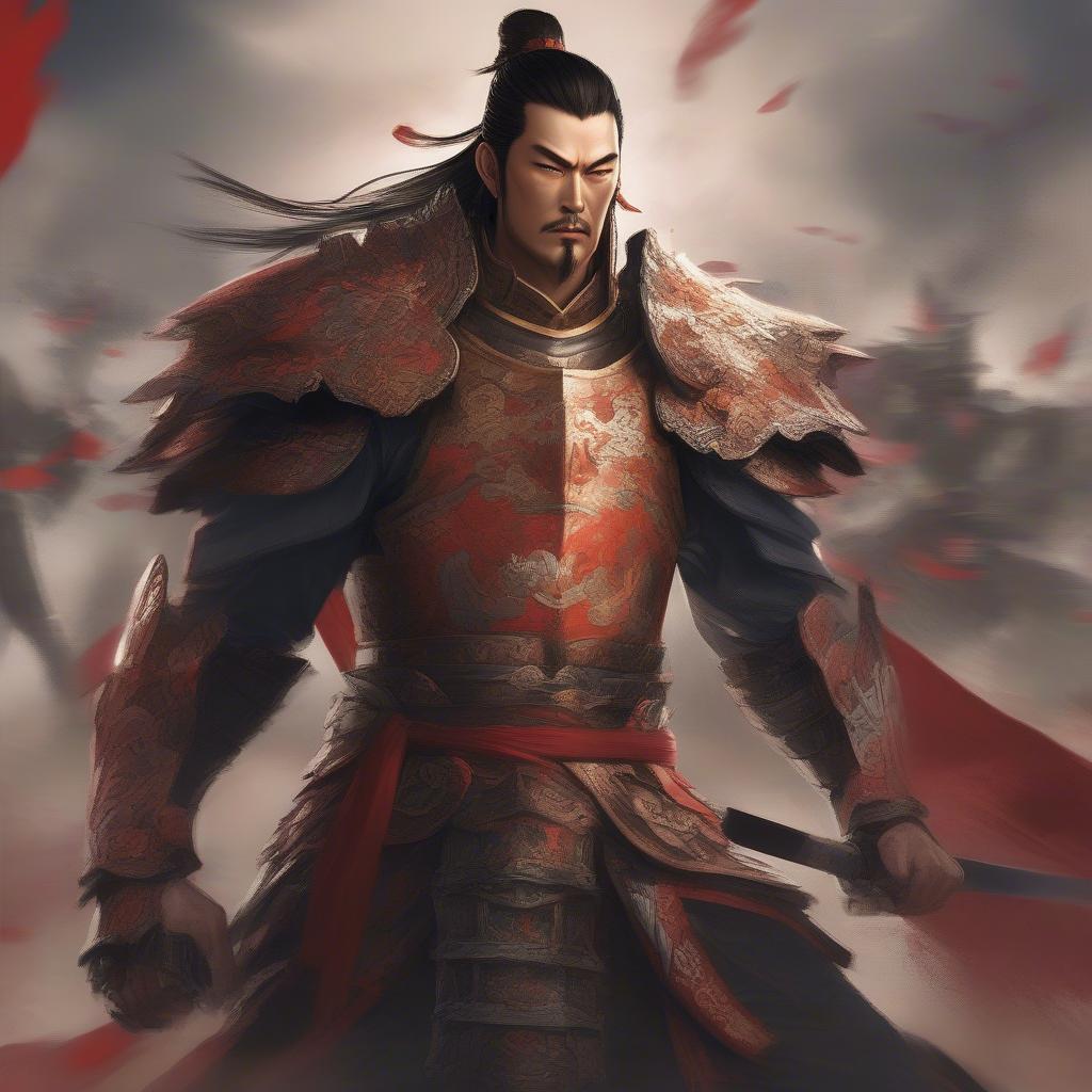 Lữ Bố trong game Tam Quốc, một hình ảnh mạnh mẽ và đầy uy lực