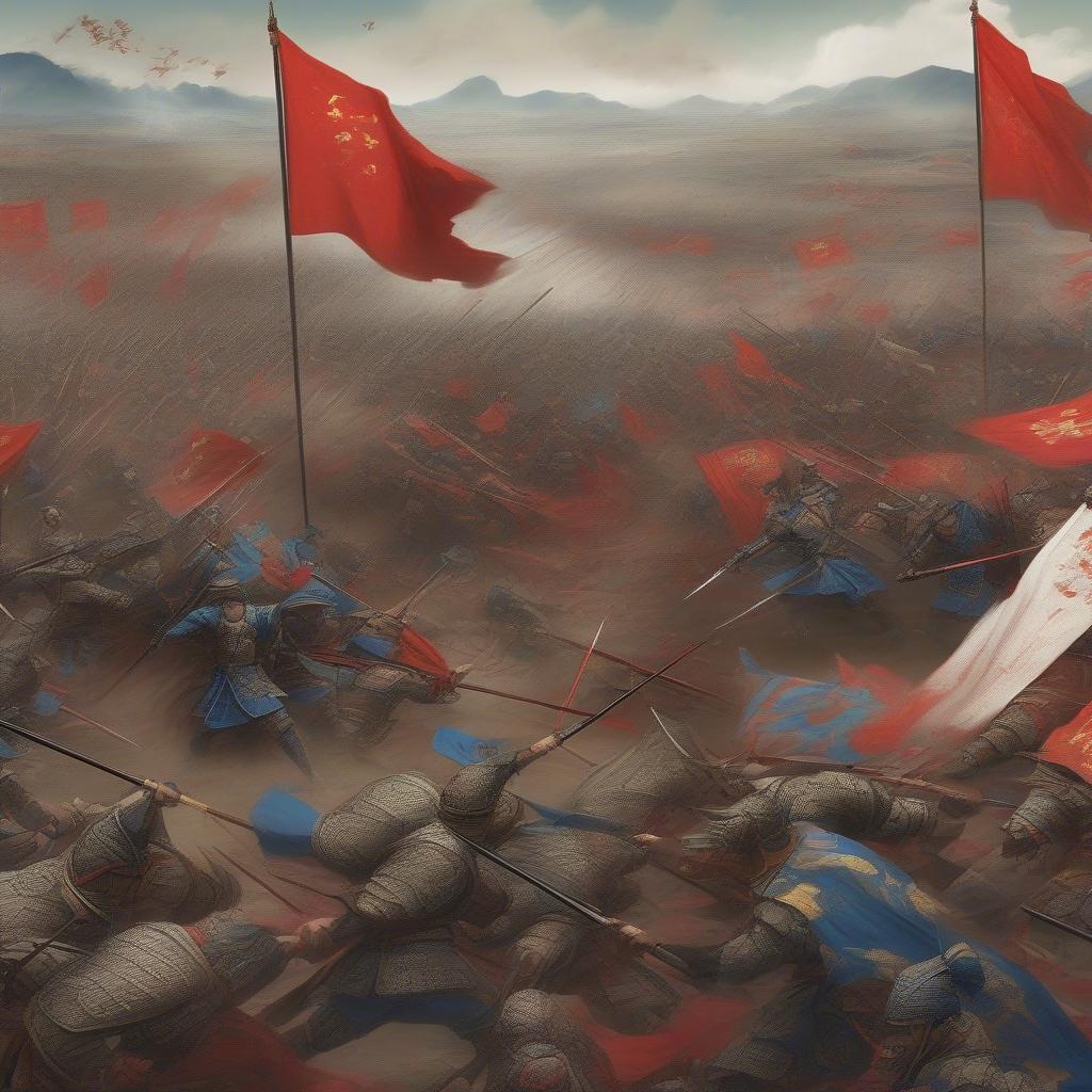 Lưu Bang và Hạng Vũ trong trận chiến tranh giành thiên hạ, một hình ảnh so sánh hai đối thủ trong lịch sử
