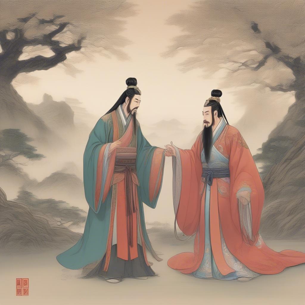 lưu bị và đào khiêm chia tay