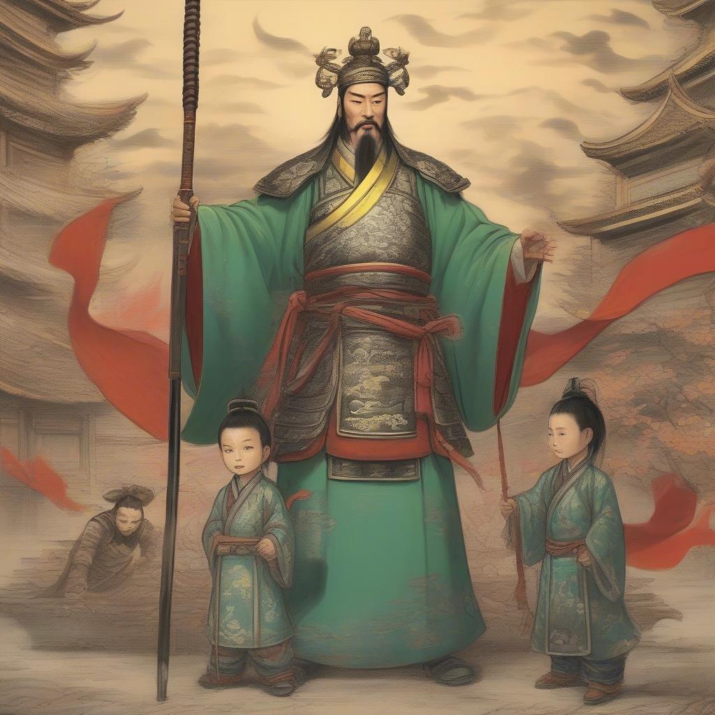 lưu bị trọng nghĩa khinh tài coi nhân nghĩa hơn tình thân