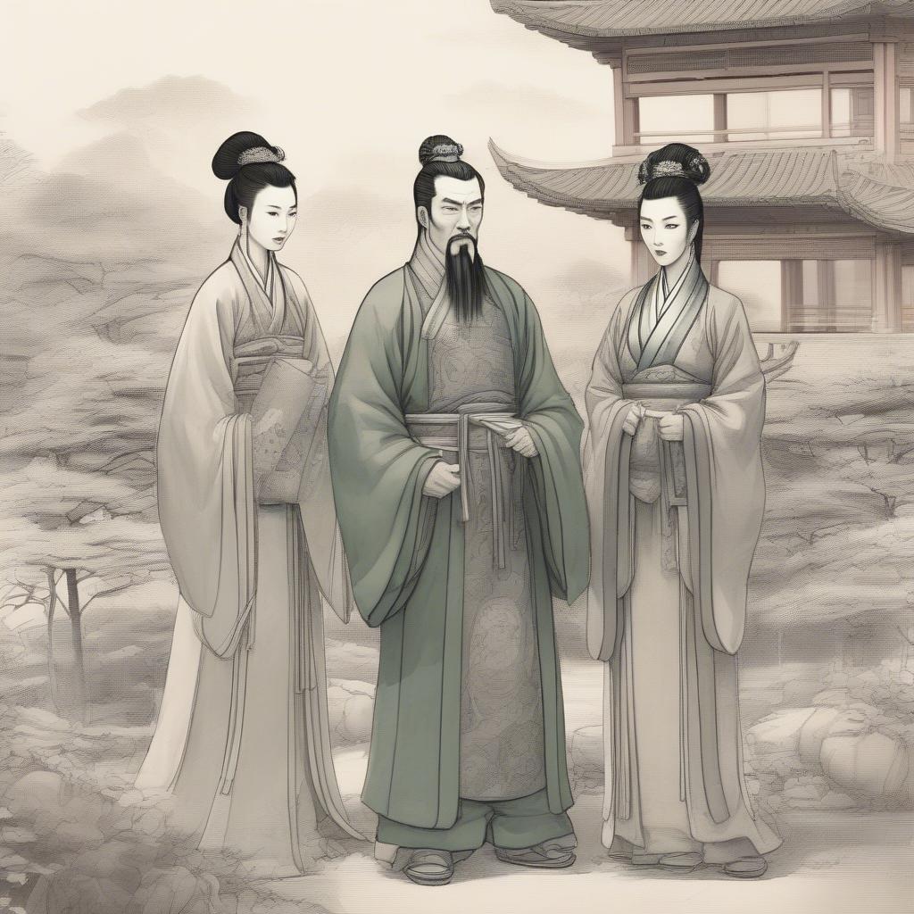 lưu bị và các phu nhân