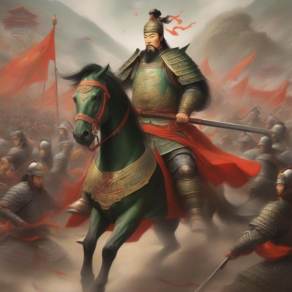 lưu bị xuất quân báo thù cho quan vũ