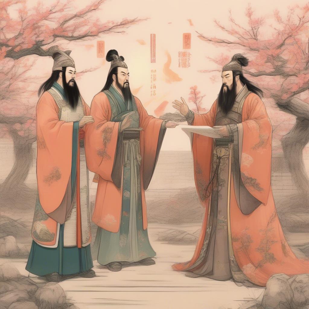 lưu quan trương kết nghĩa vườn đào
