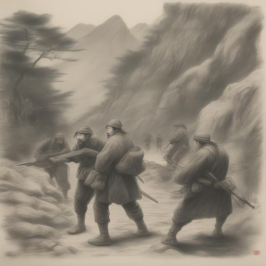 nghiem bạch hổ sử dụng chiến thuật đánh du kích