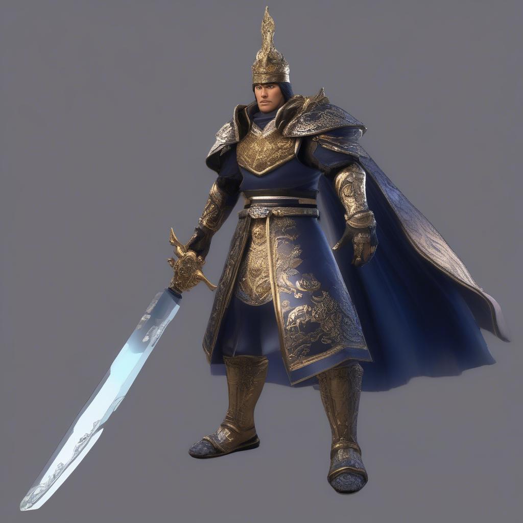 Hình ảnh Tào Phi trong một game chiến thuật lấy bối cảnh Tam Quốc.