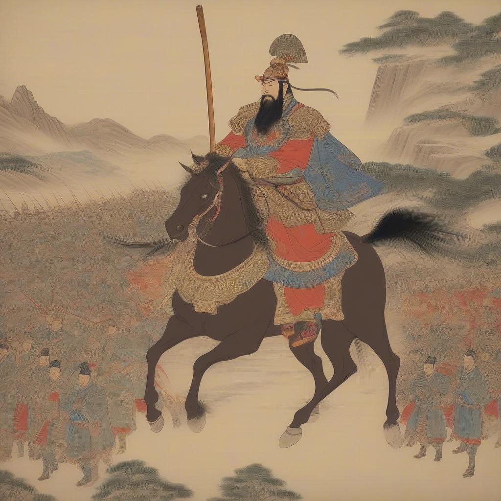 tao-thao-tren-lung-ngua-cung-cac-tuong-manh-me
