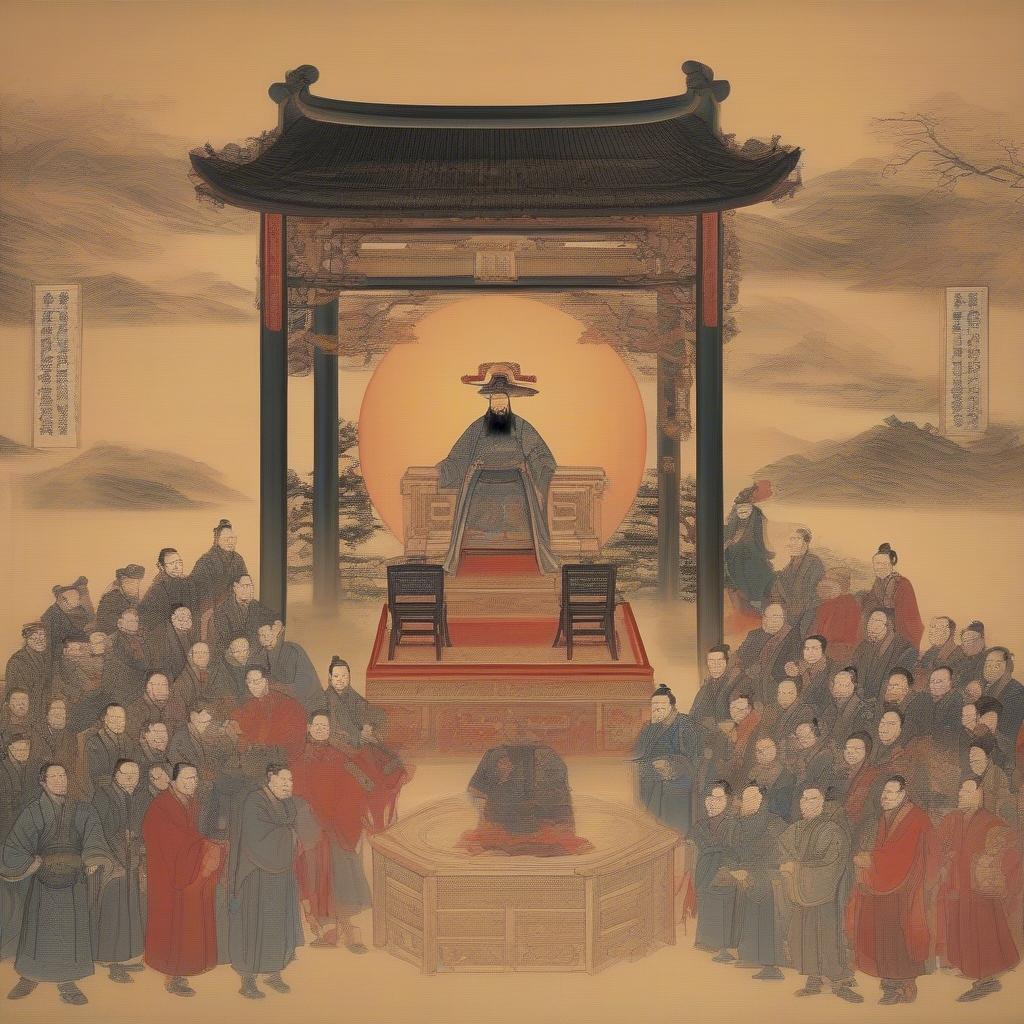 ton kien nhận ngọc tỉ truyền quốc