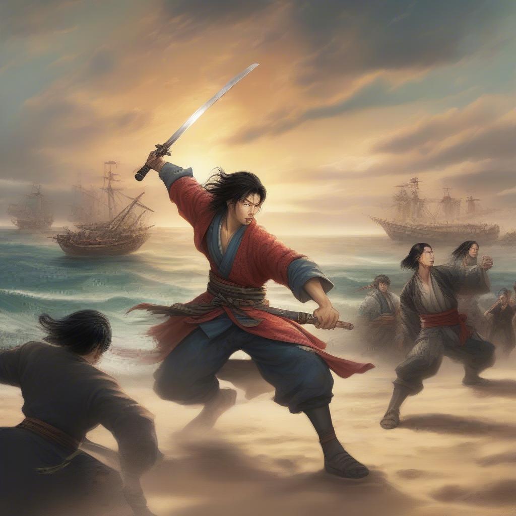 ton kien thời niên thiếu dũng cảm đánh cướp