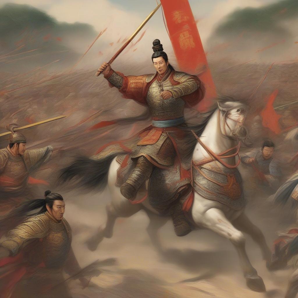 Tôn Sách đánh Lưu Dao, một trận đánh quan trọng trong quá trình xây dựng cơ nghiệp