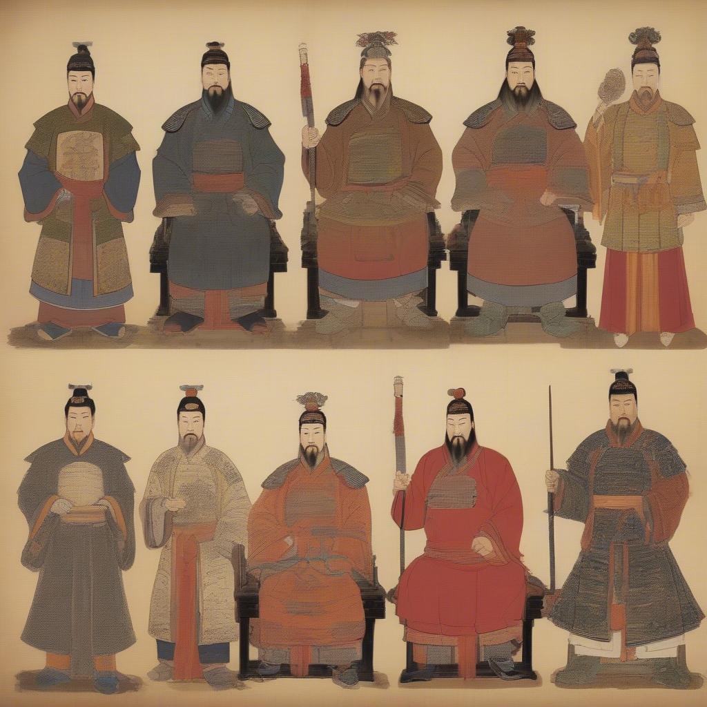 ngũ hổ tướng và các tướng lĩnh nổi tiếng của nhà ngụy