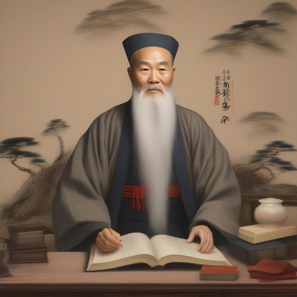 Chan dung Vuong Lang voi phong thai uy nghiem