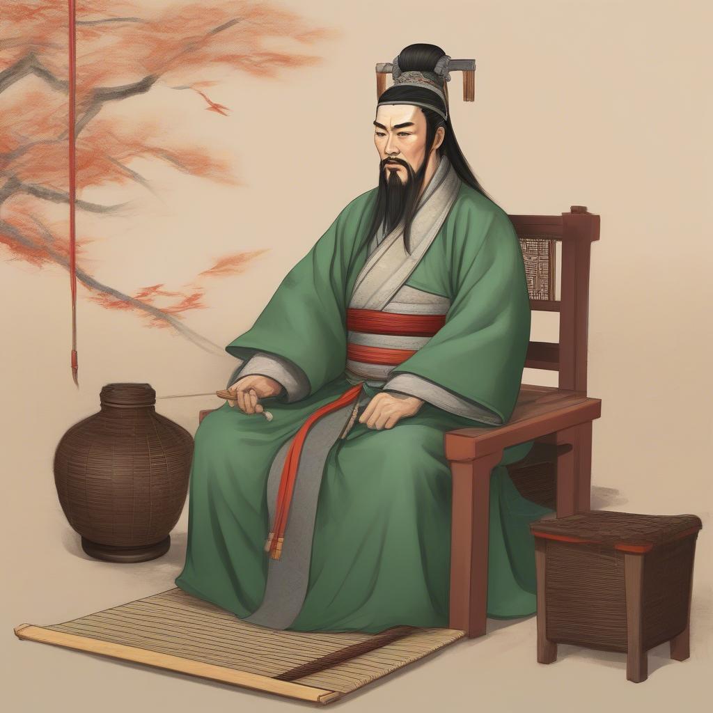lưu bị ngồi dệt chiếu bán giày dép